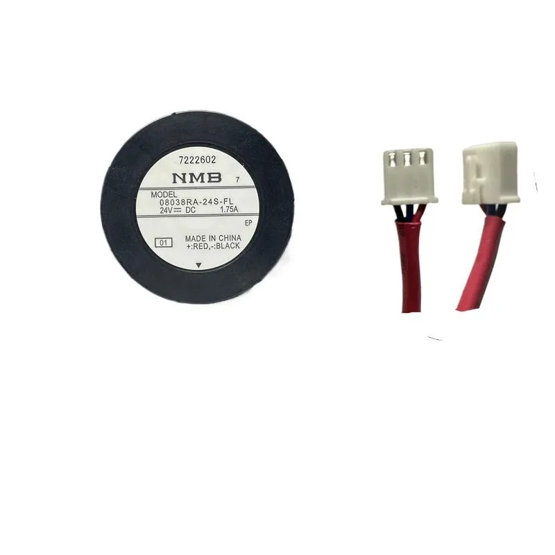 Ventilateur de serveur 08038RA-24S-FL pour onduleurs NMB 8CM 24V 1,75a à refroidissement extrême 8000 tr/min (double roulement à billes)