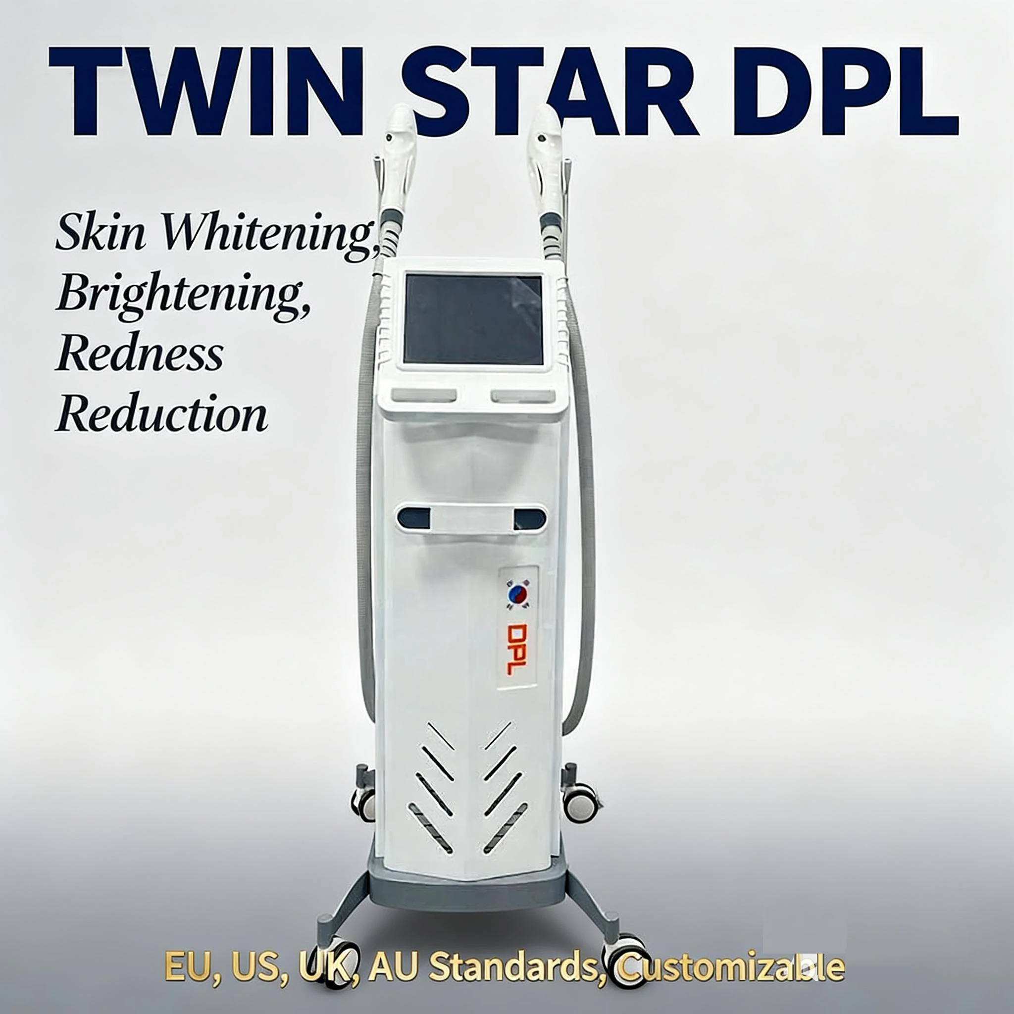 

Gemini DPL Whitening and Brightening Skin Tone, Reducing Red Blood Streaks, Improving Skin Quality, Used in Freckle Removal Beau