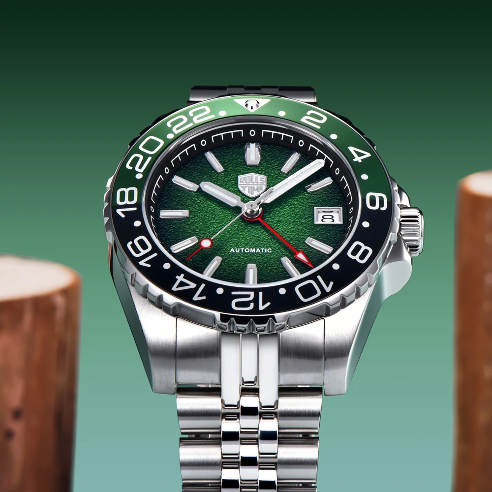 Men's watches 2025 new luxury mechanical watches men's Rollstimi Sapphire Glass NH34 movement waterproof luminous men's watches