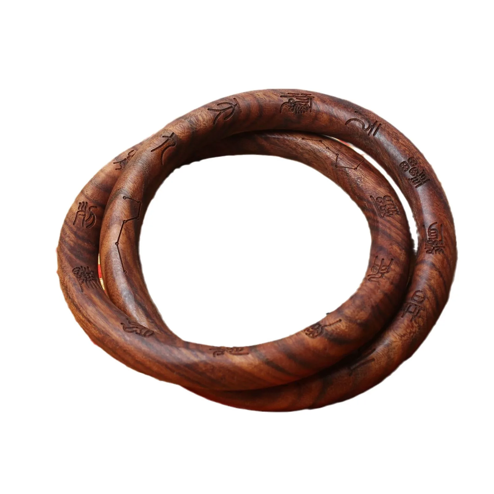 Lightning Strike Jujube Wood, Qiankun Ring, Yin and Yang Ring, Diamond Ring, Magic Tool, Engraving Ornament