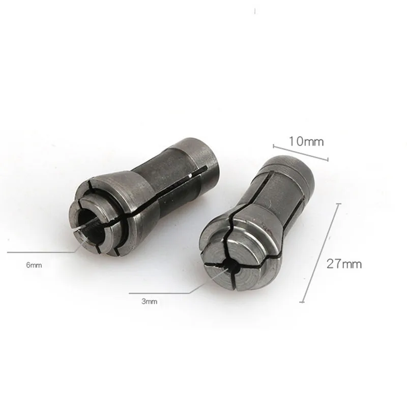 1pc 6mm/3mm High Precision Adapter Collet Engraving Trimming Machine Router Milling Cutter Collet Chuck