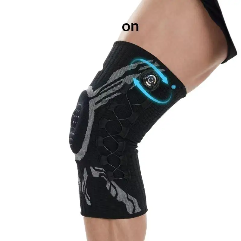 1Pc Smart Knob Knee Brace Patella Gel Pad Lateral Stabilizer Compression Support for Climbing Outdoor Sports Knee Guard