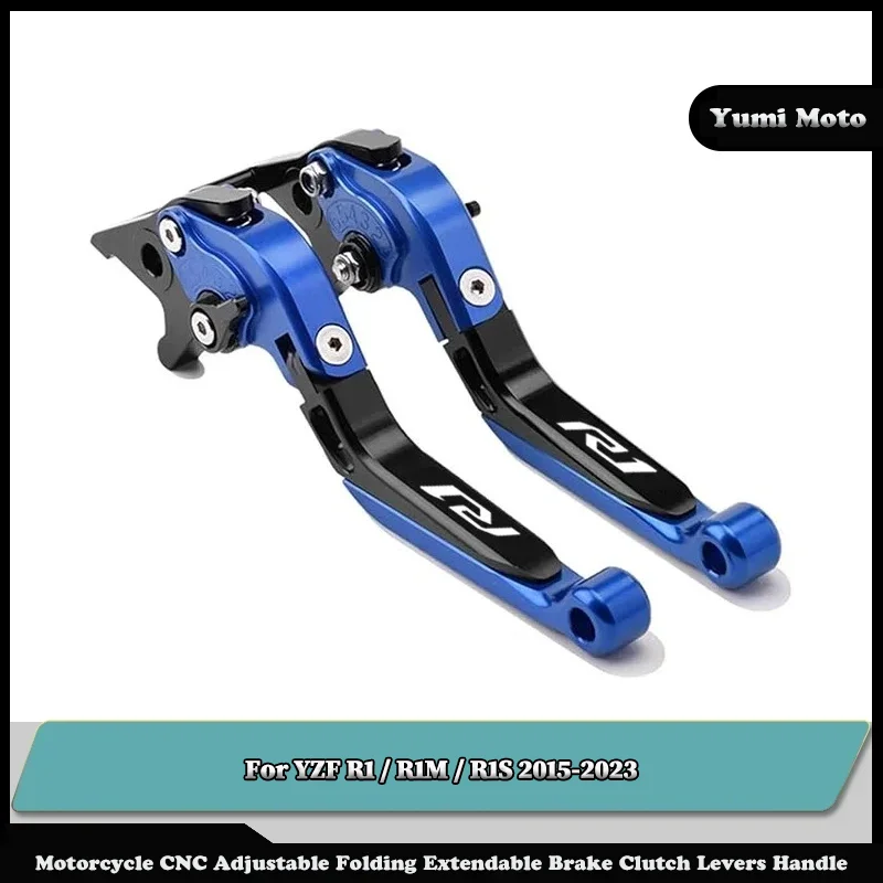 

Motorcycle Folding Adjustable Brake Clutch Levers Handlebar For YAMAHA YZF R1 / R1M / R1S 2015-2023
