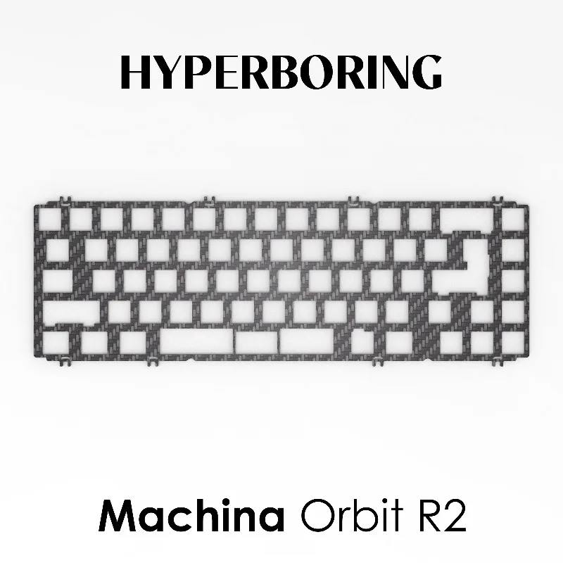 

Machina Orbit R2 Mechanical Keyboard Positioning Plate PC PP Aluminum CF Positioning Board Customized Game Keyboard Accessories