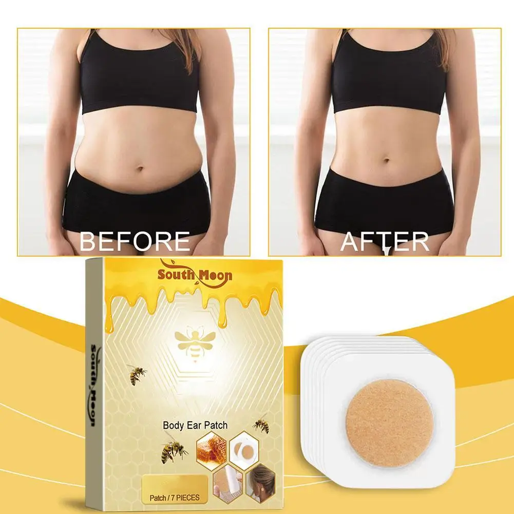 21pcs Bee Ingredient Ear Patch Promote Body Circulation Toning Ear Acupoint Patches To Improve Health