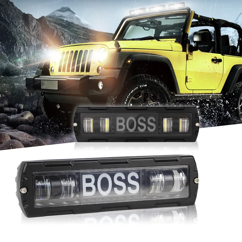 

SAAR 6-дюймовая светодиодная панель 25 Вт для внедорожного внедорожника 4X4, драйвер рабочего освещения DRL, алюминиевый угол рабочего освещения