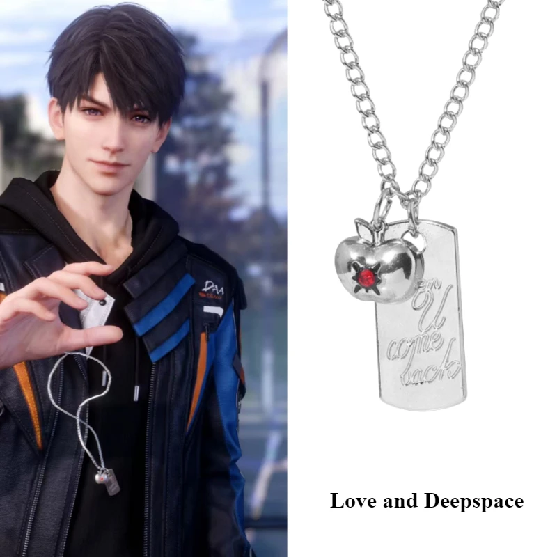 

Love and Deepspace Caleb two-dimensional anime peripherals with the same apple necklace and high-value gifts for girlfriends