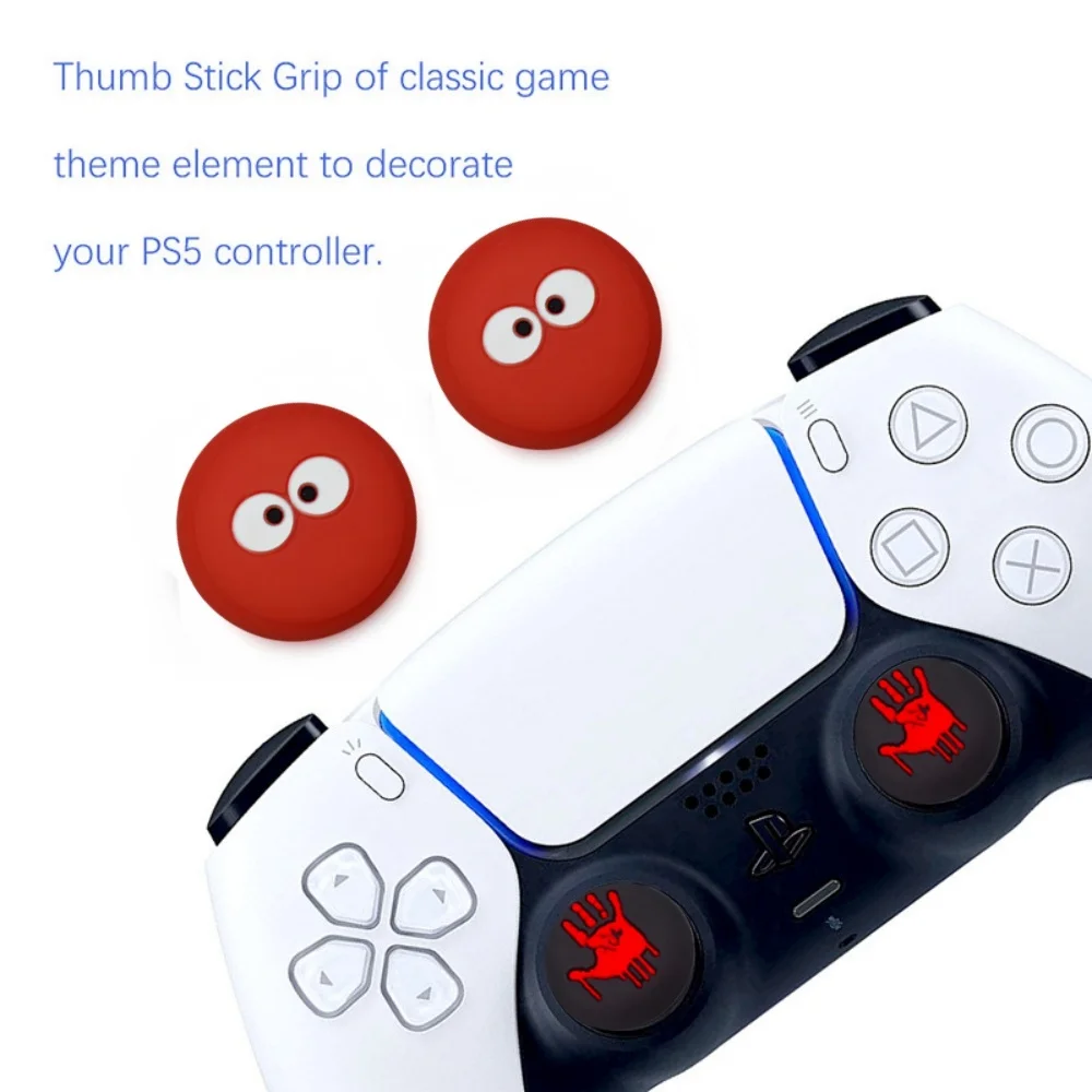 

For Playstation 5 PS5 PS4/PS4 Slim Xbox Series X/S 360 Controller Accessories Thumbstick Grip Caps Soft Silicone Anti-Slip Cap
