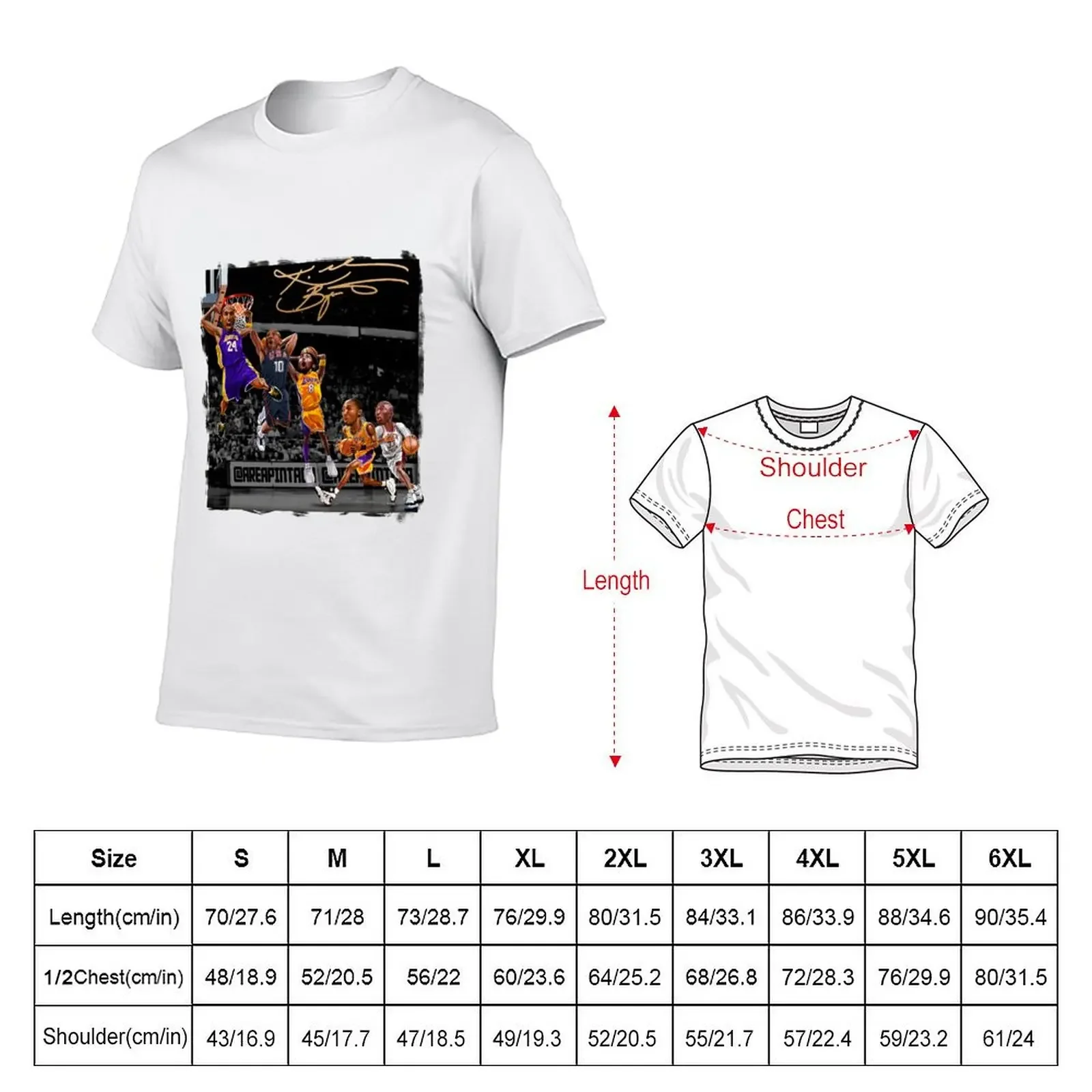 Mamba dunk T-shirt vintage Short sleeve tee Aesthetic clothing mens t shirts casual stylish