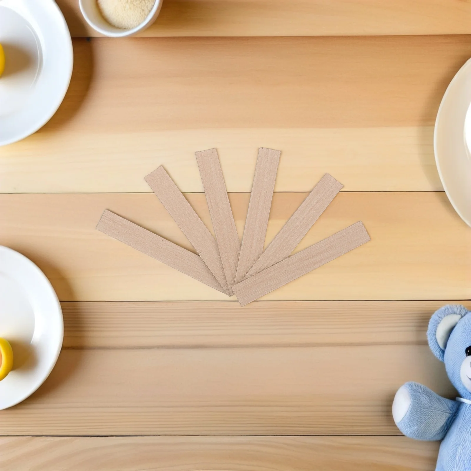 

40 Pcs Mini Collage Floor for Crafts Dollhouse Floorboards Wallpaper Peel and Stick Wood Flooring Wooden