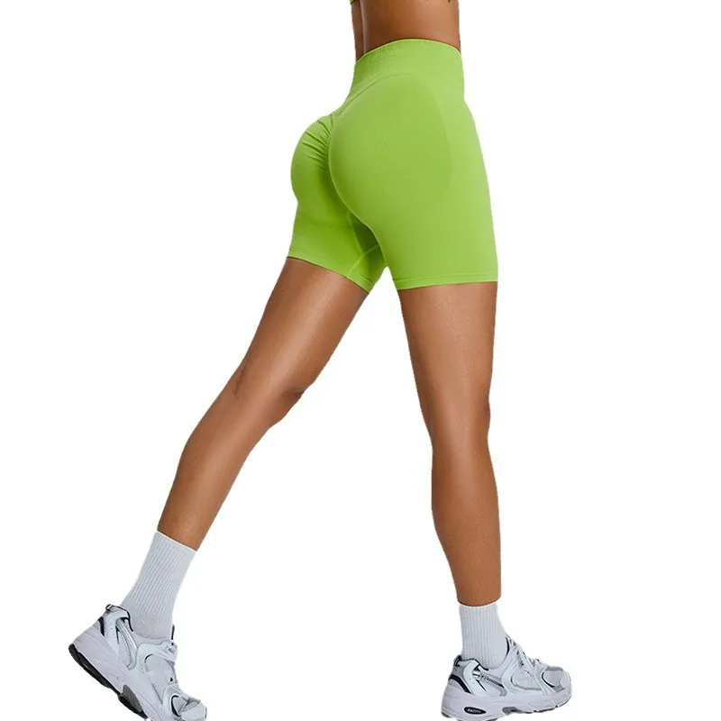 Running Sports Shorts Women Buttock Lift Gym Legging Women Scrunch Cycling Slim Fit Workout Shorts High Waist Summer Yoga Shorts