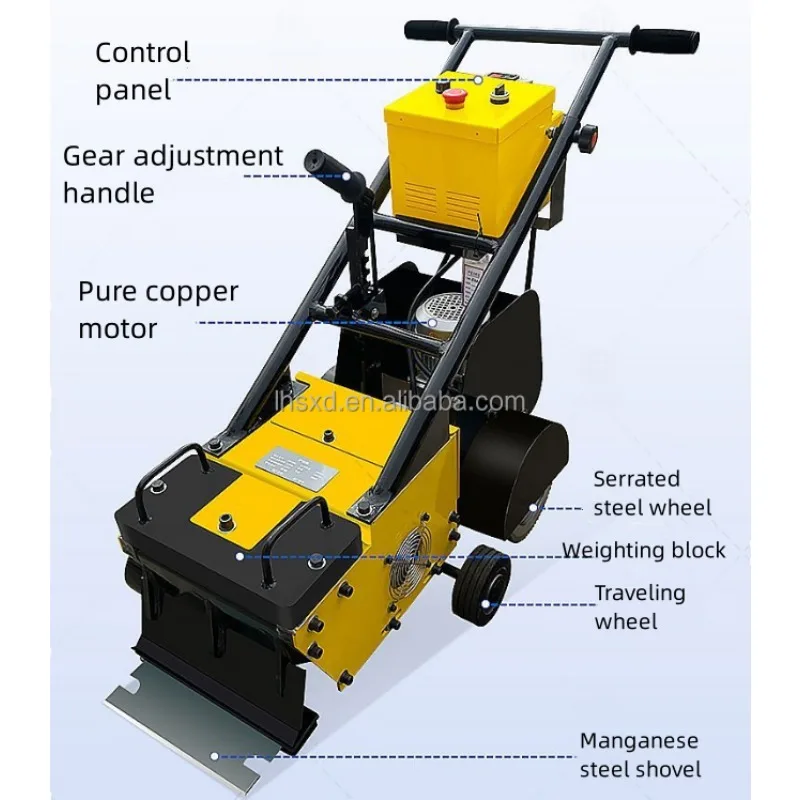 Energy efficient floor scraper plastic runway shovel