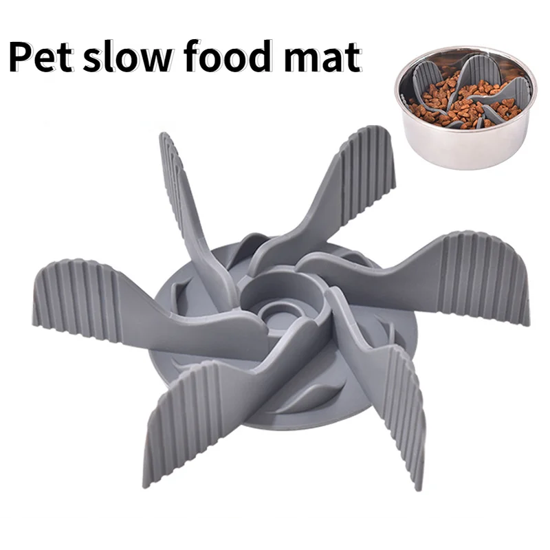 Dog Slow Feeder Bowl Dog Bowl Insert Slow Feeder Bowls Non-slip Plate Anti-choke Insert Pet Supplies Dog Cat Feeding Accessories