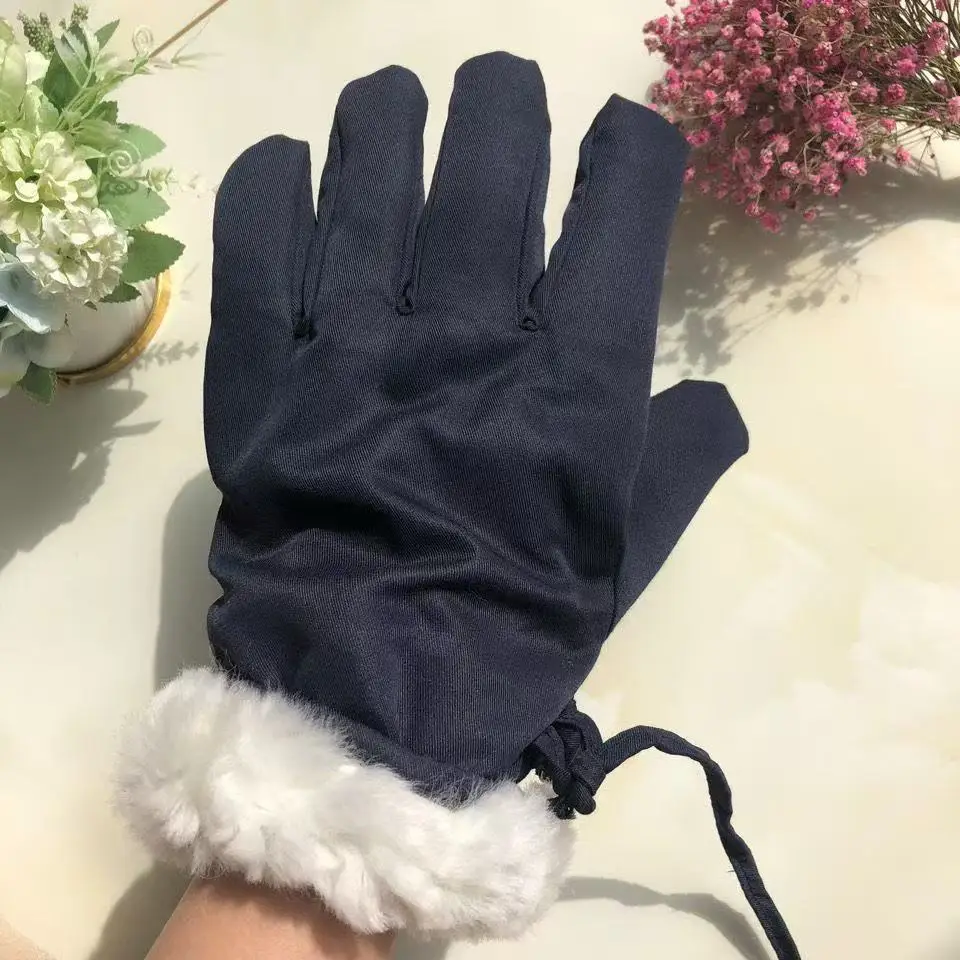 100% Prue Wool Gloves 2/3/5 Fingers Winter Thicken Warm Glove Indoor Outdoor Ride Climb Hiking Cold-resistent Gloves Workers