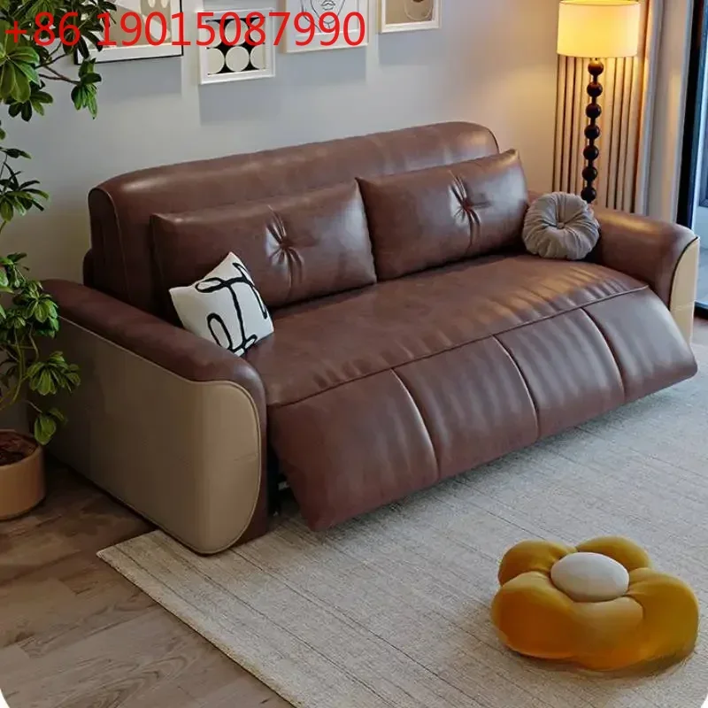

Design Water Proof Brown Sofas High Back Electric Luxury Lazy Lounges Couch Bedroom Salon Nordic Divano Soggiorno Home Furniture