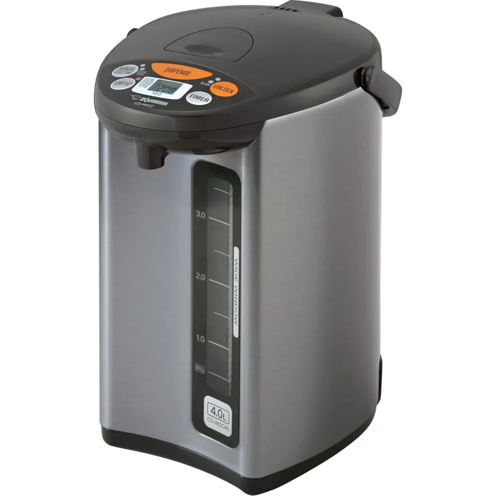 Entrega rápida. Caldera y calentador de agua Micom (135 oz. / 4L, Plata)