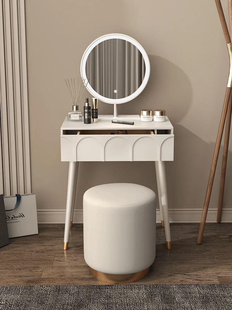 Cream style dressing table, small unit bedroom, modern and  luxury, small 2023 new