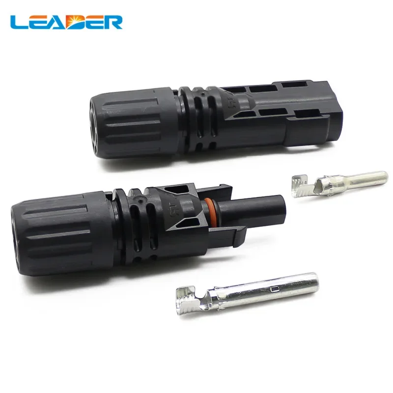 LEADER SOLAR IP68 SOLAR PV Connector for Solar Panels Panel Mount Connector 1000V/1500V DC Connector for 2.5mm~16mm