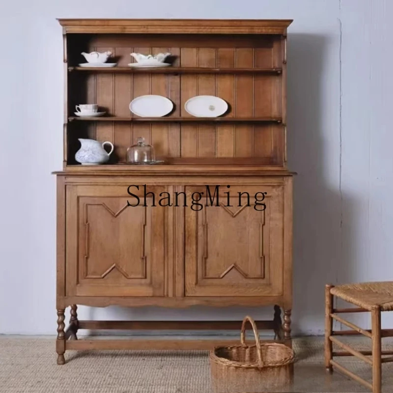 

SM home new retro twist high legs display sideboard retro jewelry storage tea coffee cabinet