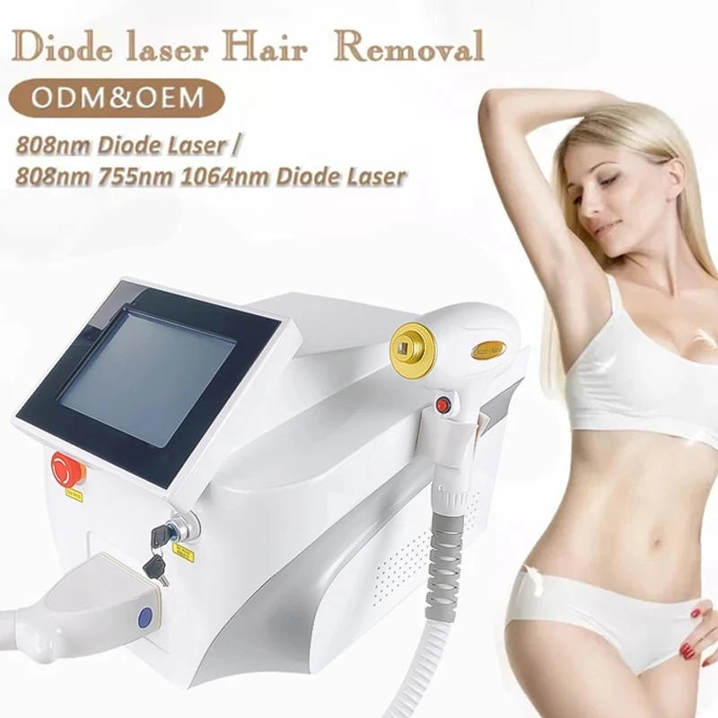 

2024 portable three-wavelength ice diode laser hair removal machine 755 808 1064 laser alexandrite permanent hair removal 2023