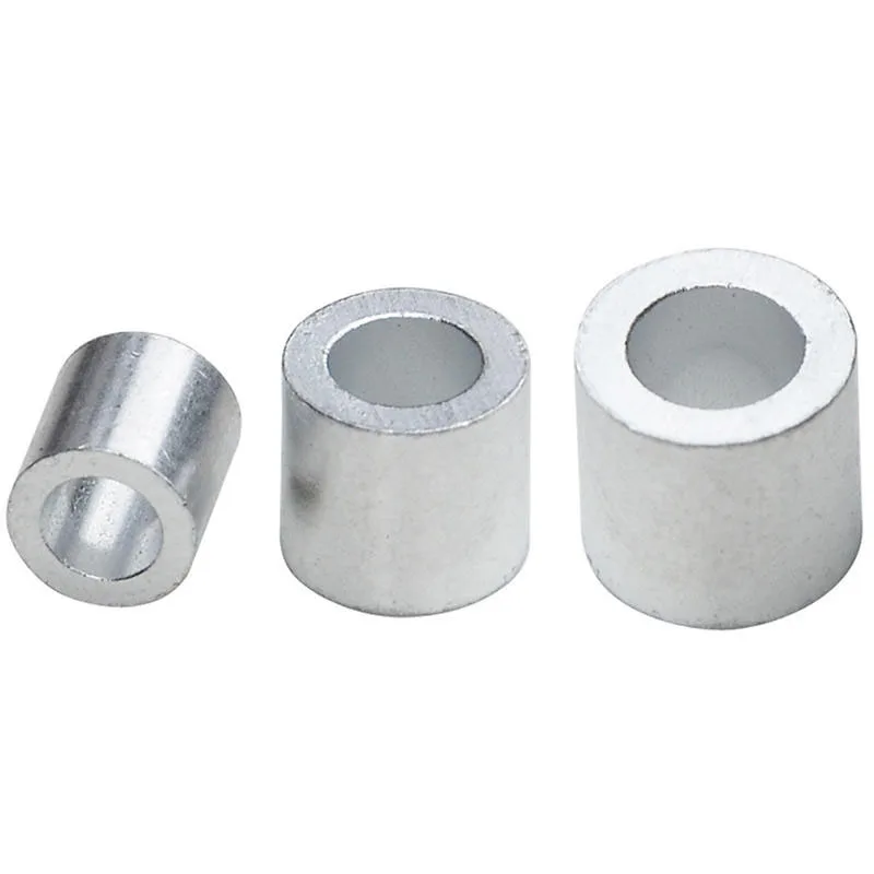 Picture 4: 1-50pcs Round Aluminum Sleeve Wire Crimp Sleeve Wire Ferrules Cord Lock Aluminum Cable Stopper Fixing Crimp Rope Hardware M1-M12