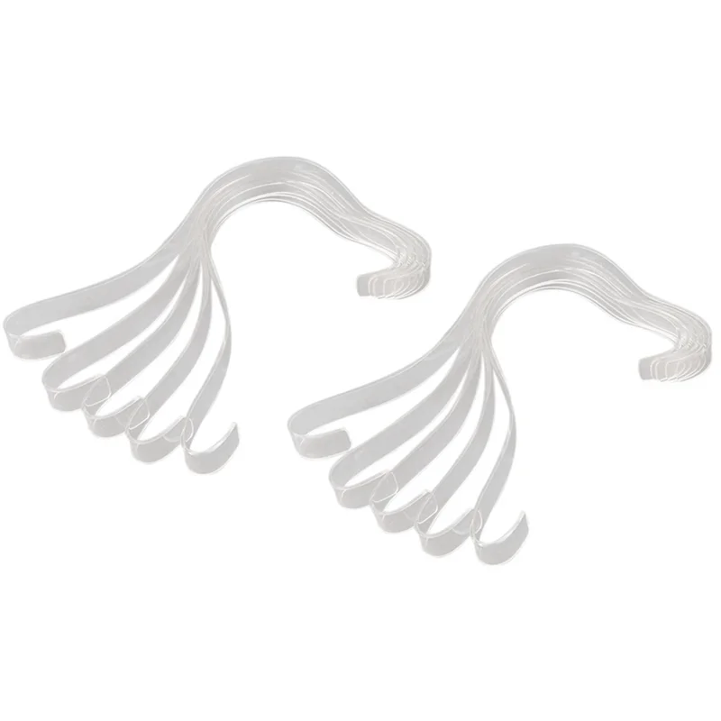 

WOWFU-40Pcs Fashion Clear Elastic Plastic Women's Sandals Show Holder Shoe Display Stand Rack