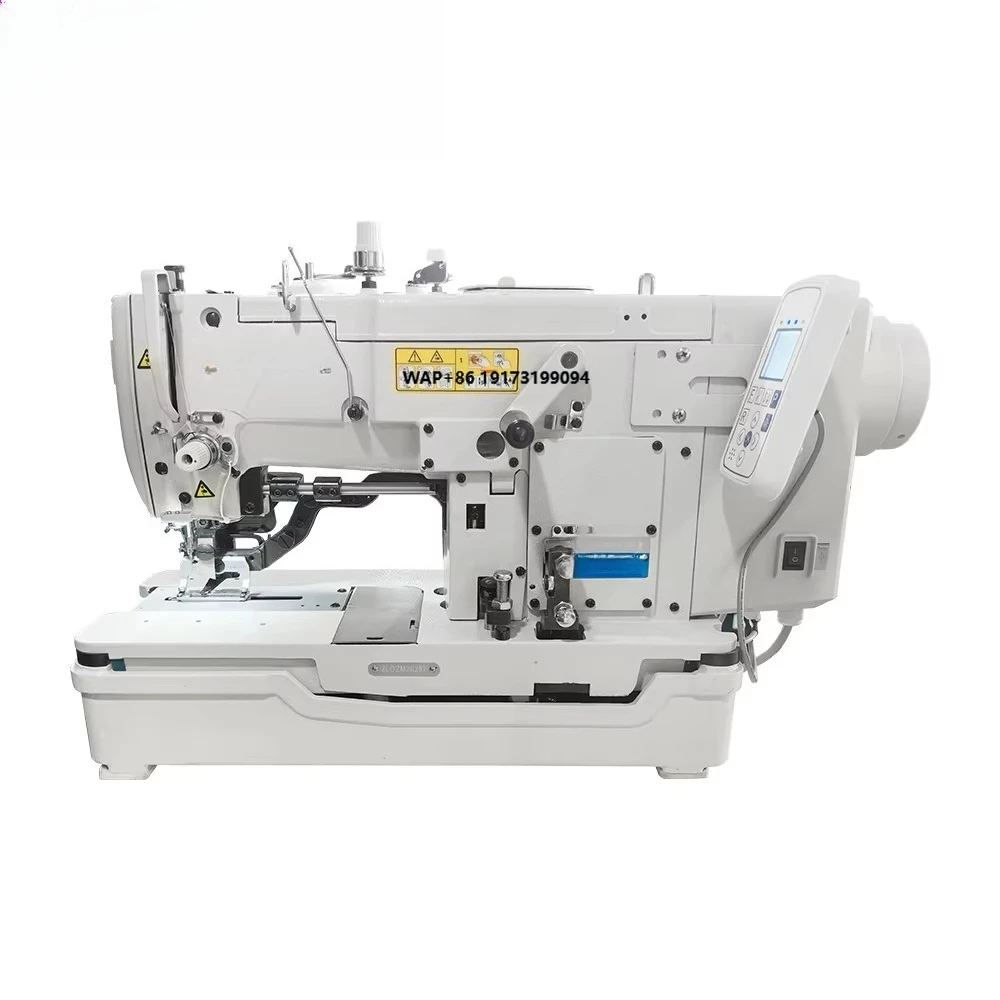 Rosew GC781N-S2 Direct Drive All-in-one Straight Button Holer with Double Servo Motors for Auto Foot Lifter and Knife Cutting