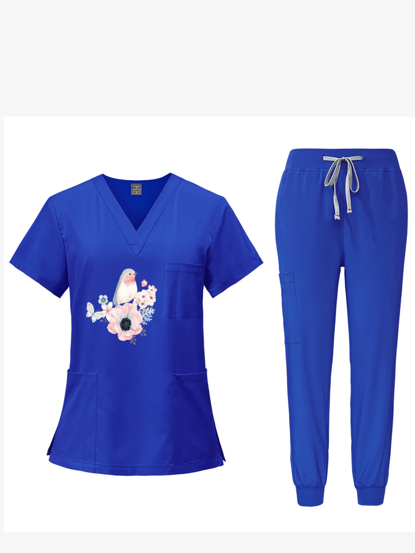 Pro Vet Recovery Scrubs: antistatisch uniform met korte mouwen |   Gespecialiseerde uitrusting voor huidverzorging en post-op-herstelcontroles voor huisdieren