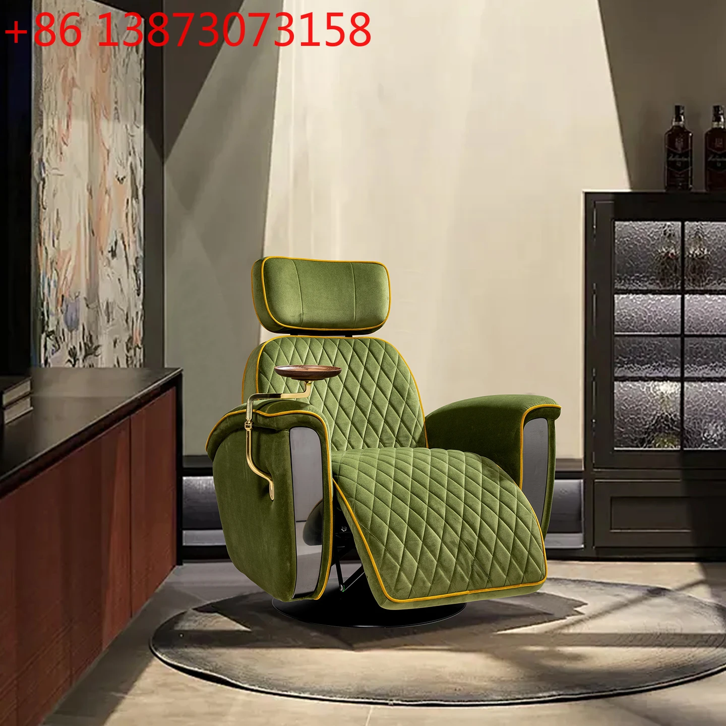 Electric sofa single sleepable reclining space multi-function cabin retractable recliner adjustable