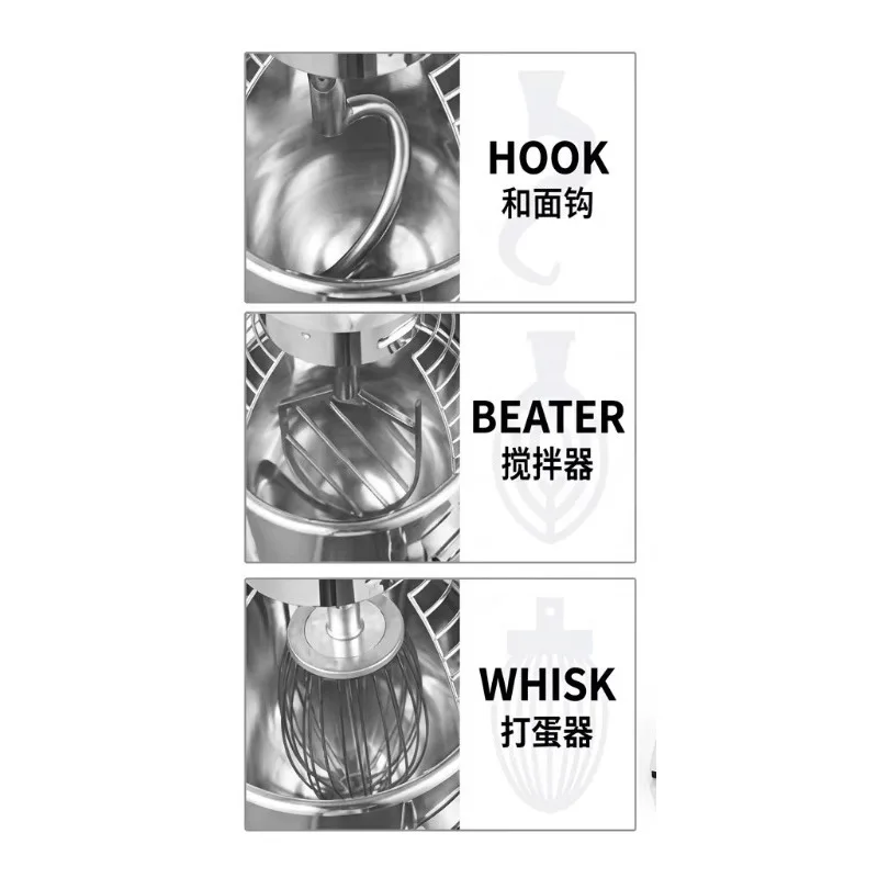 High Output Professional 30L Electric Mixer with Smooth Operation for Food Processing Mixer
