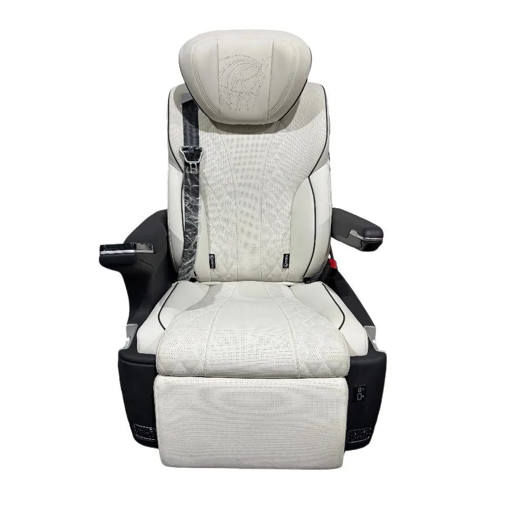 Smart Touch Screen  MPV Seat with Dual Wireless Charging and 9 Way Armrest Control for VIP Car Interior