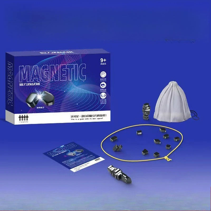 Мини-портативная магнитная шахматная игра, интеллектуальная боевая игра, стратегическая игра для детей и взрослых, забавная многопользовательская магнитная настольная игра