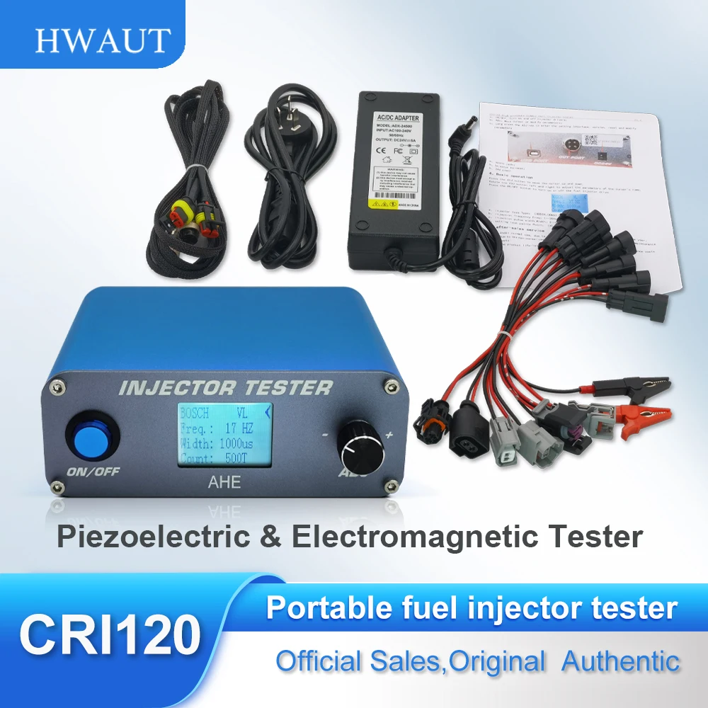 

CRI120 Multifunction Diesel Fuel Common Rail Injector Tester Piezo Electromagnetic Injection Tester USB AHE Test Function Tools