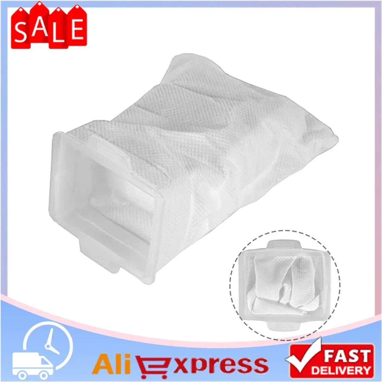 

Washable Dust Bag 166084-9 Parts For Makita DCL182 CL102/104/106/107 Nonwoven Dust Bag Cordless Vacuum Cleaners Bags Dirty Bags