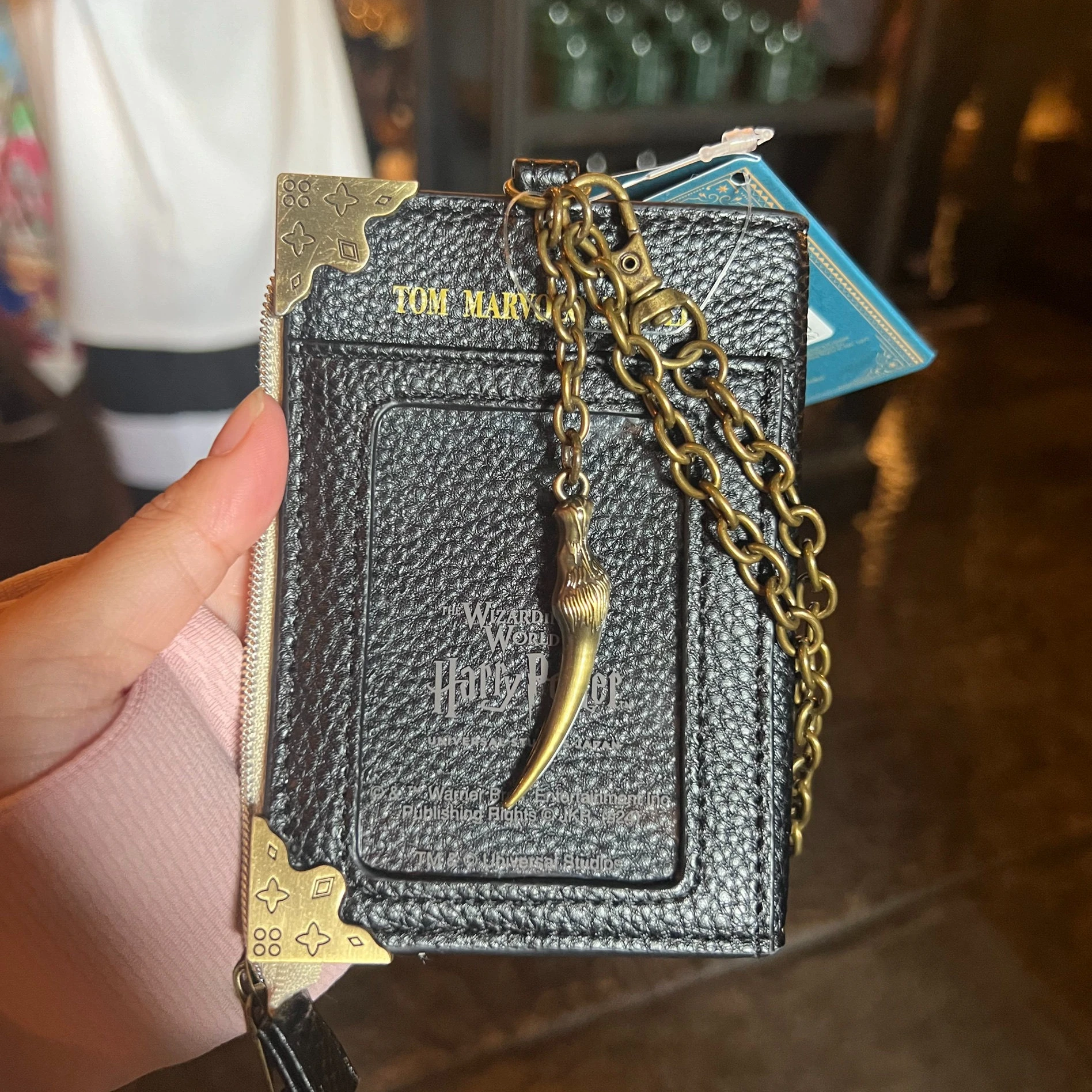 Porta-Cartões Periférico Anime Magic Boy, Pacote de Cartas Diário de Riddle Horcrux e Presas Venenosas, Coleção para Fãs, Presente de Aniversário