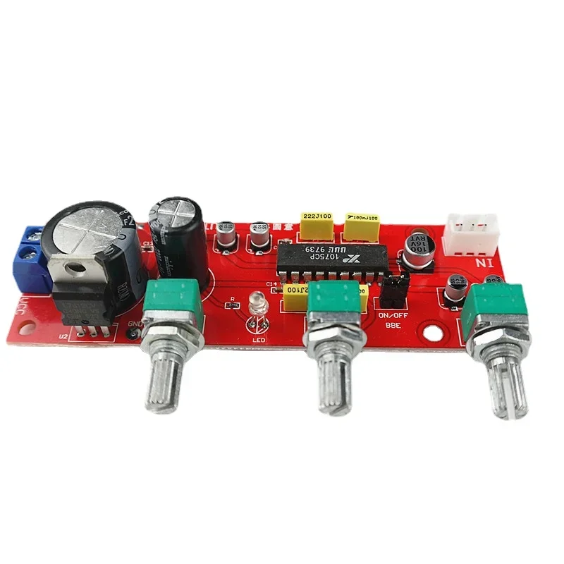 مكبر صوت Preamp Tone Preamp XR1075 ، مُثير معالجة الصوت ، تحسين الجهير الثلاثي للموسيقى المنزلية ، مضخمات الطاقة