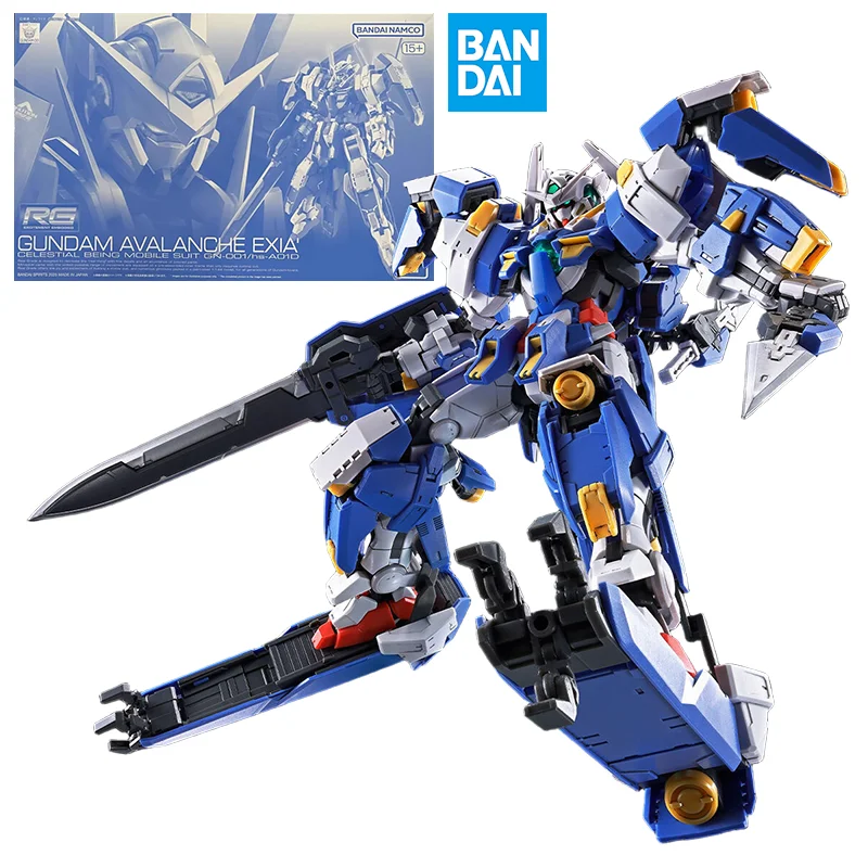

Bandai Original RG 1/144 GN-001/hs-A01D GUNDAM AVALANCHE EXIA Action Figure Assembly Model Toys Collectible Model Ornaments