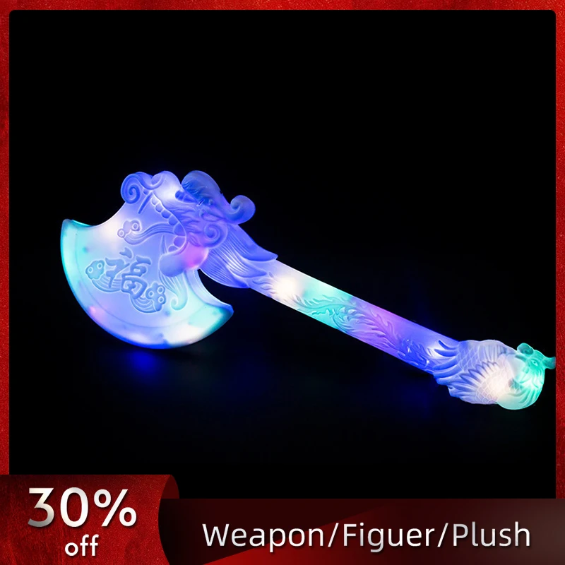 41 سنتيمتر/16.14in LED البلاستيك مضيئة الفأس لعبة نموذج الدعائم لوازم الحفلات تأثيري الأجهزة الطرفية الإبداع في الهواء الطلق اللعب هدية عيد #1