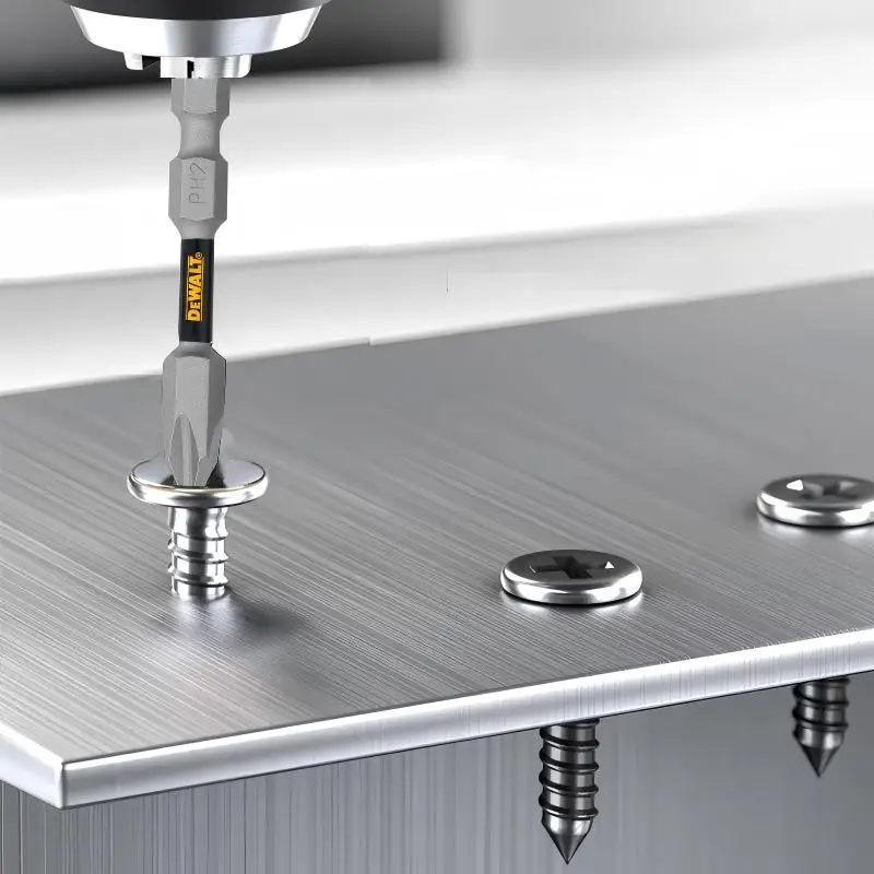 

DEWALT DWAF2PH2TG2 Impact-Resistant Bits Set (2'', PH2x50.8mm) - 1/3/5 Pack, Durable Precision for Power Tools, Anti-Slip