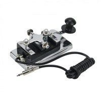 K4 Manual Telegraph Key Morse Key CW Key for Shortwave Radio Morse Code Practices CW Communications