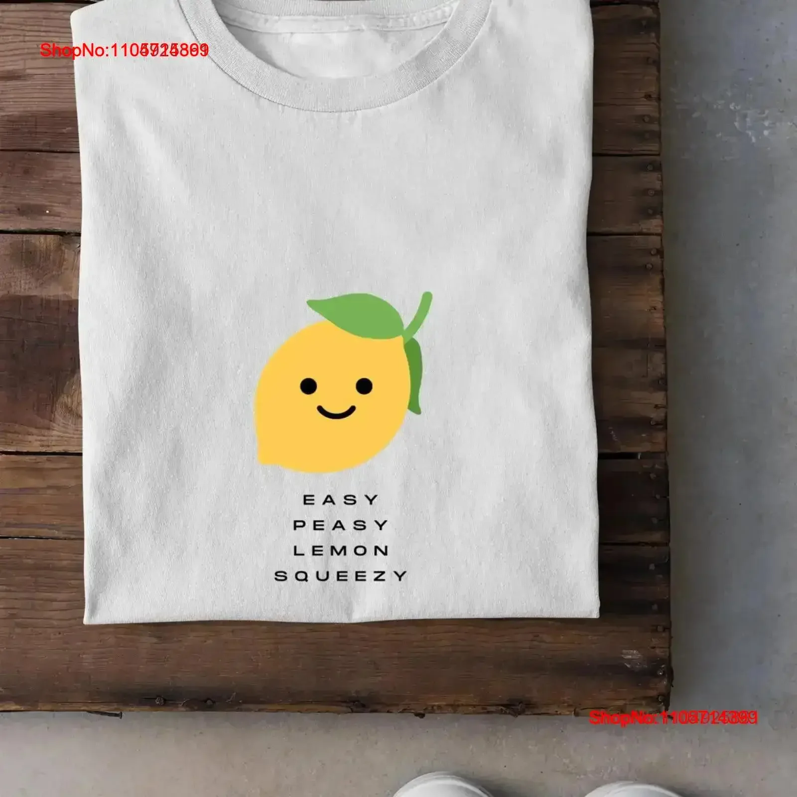 Lemon T Shirt Easy Peasy Squeezy Funny Kale Cute for Vegan Don't Take Life Too Seriously vintage Washed Soft vintage Washed