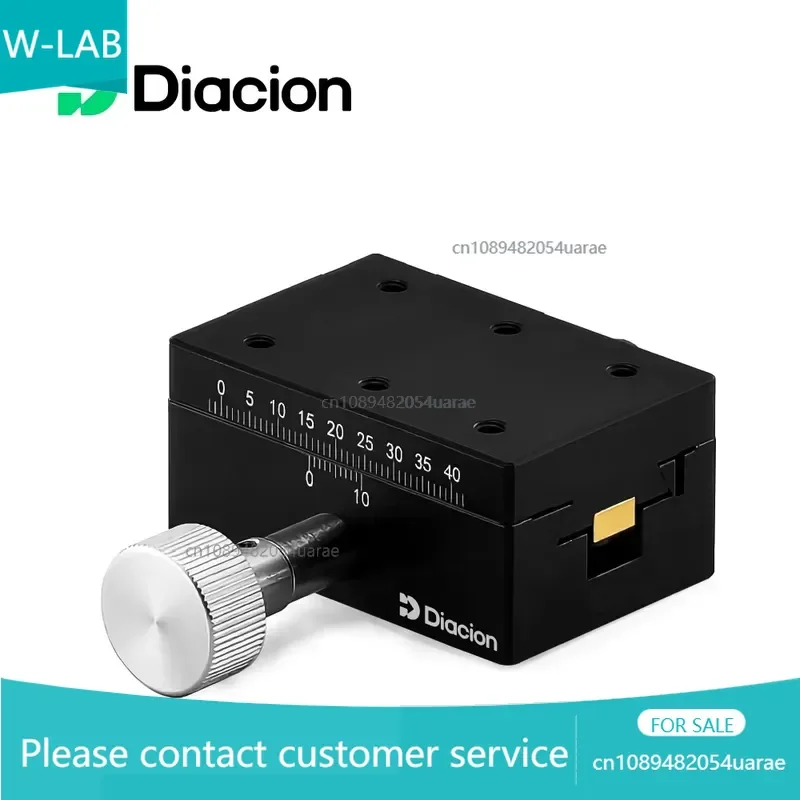 Diacion WLX40-60-N X-Axis Manual Stage High Load Standard Dovetail Rack Pinion Long Travel Distance Alignment Instrument