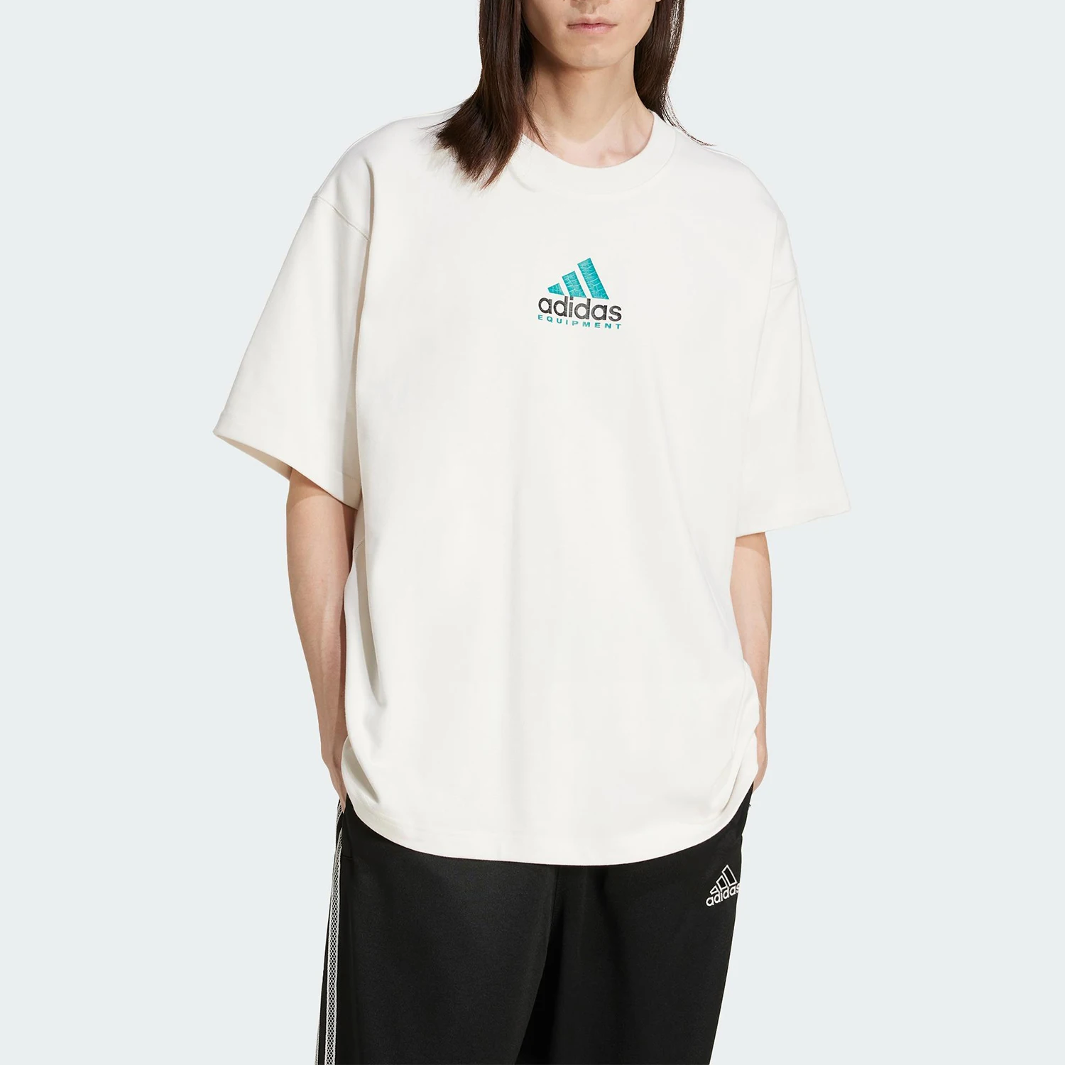 Adidas genuine EQT GFX TEE 2 men's round neck off shoulder sleeves short sleeved JN4845