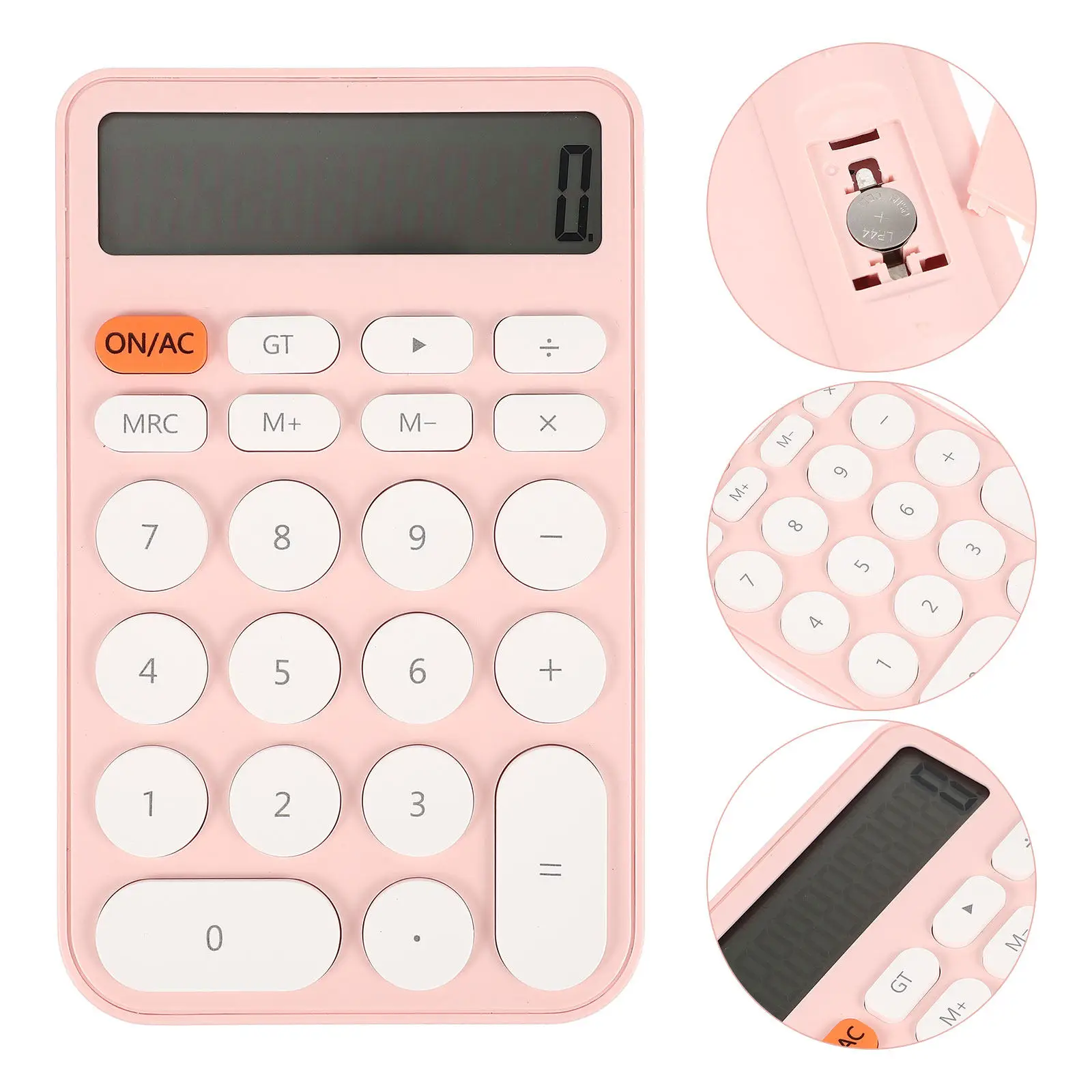 Plastic Candy Color Portable Pocket Calculator for Students and Office – Compact Handheld Palm-Sized Calculator