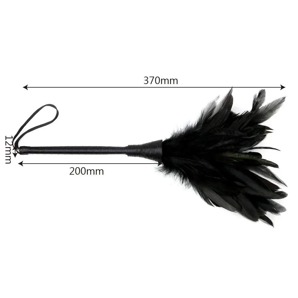 Fouet de plumes pour amoureux, massage du corps entier, démangeaisons, sexe, jeu de flirt, bdsm, fessée, reliure, jeu de passion, accessoires de jouets sexuels