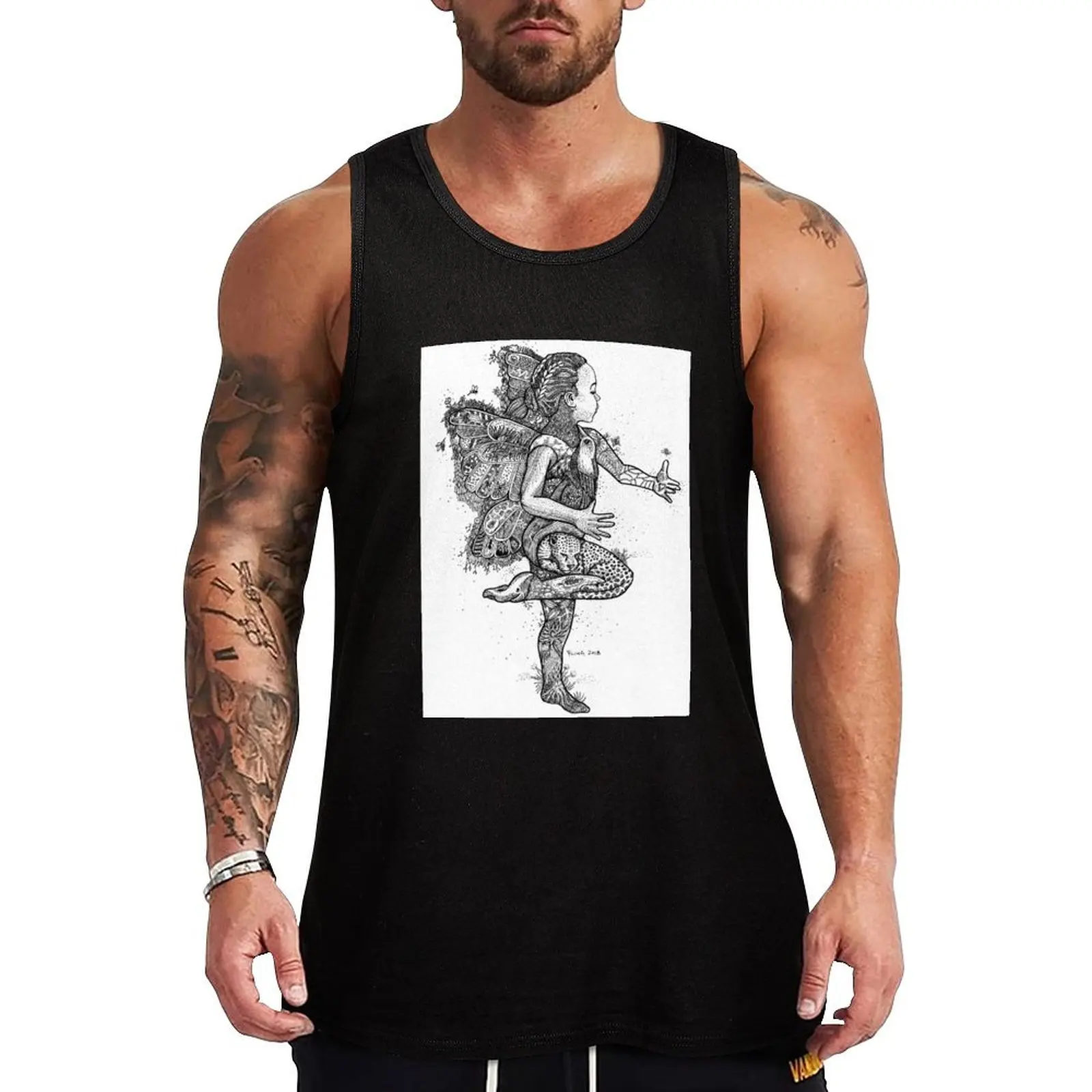 

Graceful Tank Top tops cool things clothing men