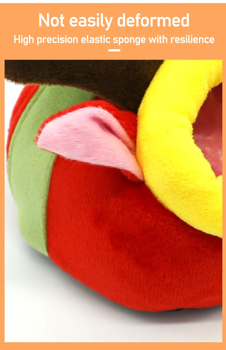 Meerschweinchen Bett Hamster Weiche Warme Bett Winter Haustier Spielzeug Hamster Käfig Haus Hängen Haus Bett Tier Mäuse Ratte Nest – Detail 6