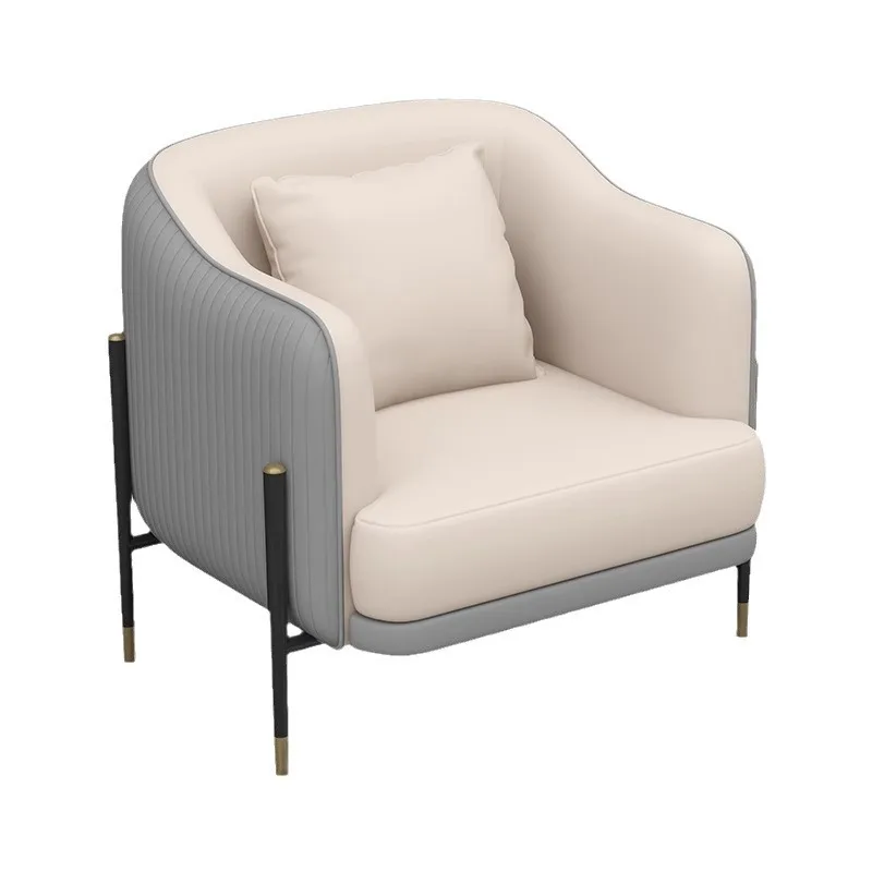 Nordic style negotiation table and chair combination reception one table four chairs office single sofa chair