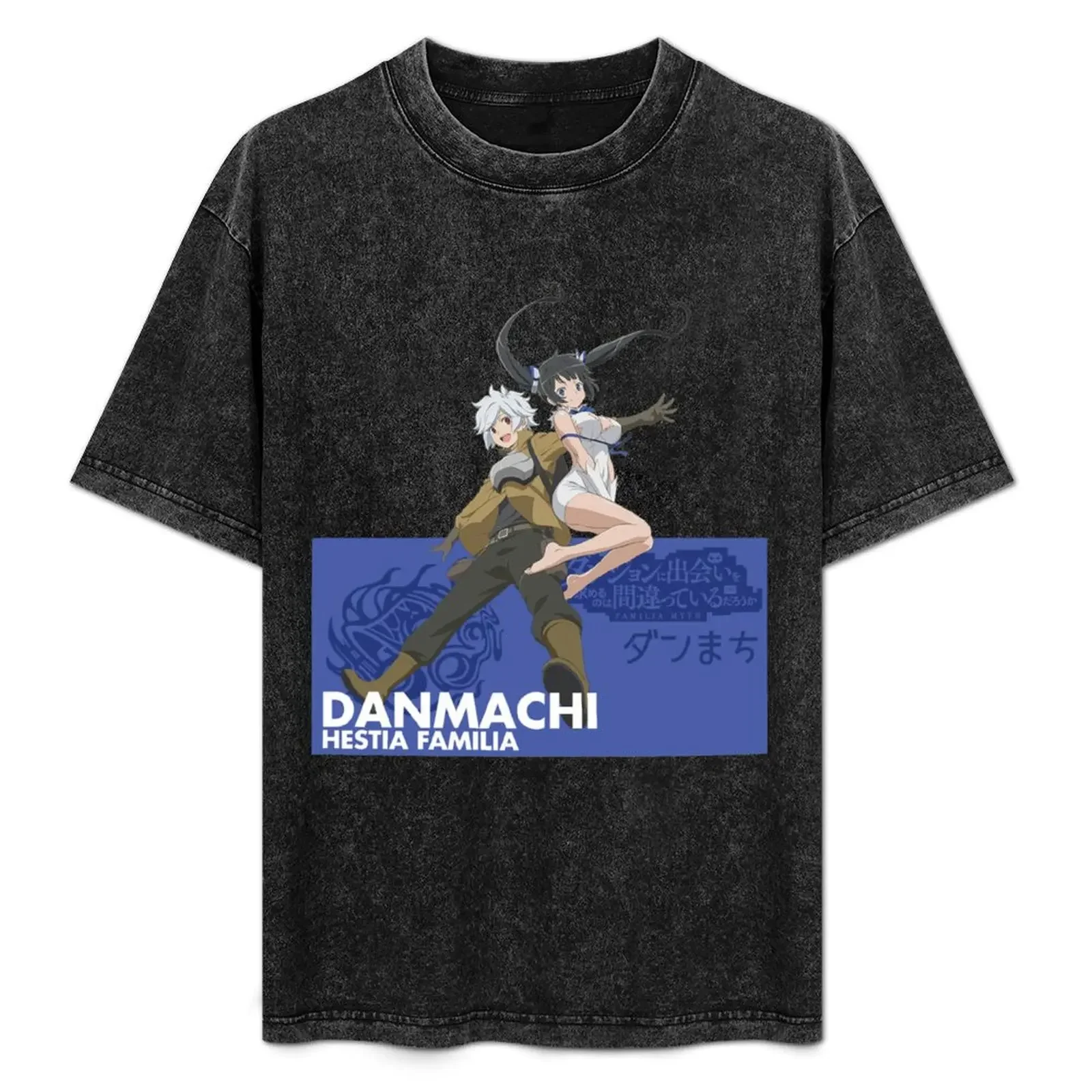 

DanMachi - Typography 4 T-Shirt luxury t-shirt summer tops man t shirt Clothing men clothes