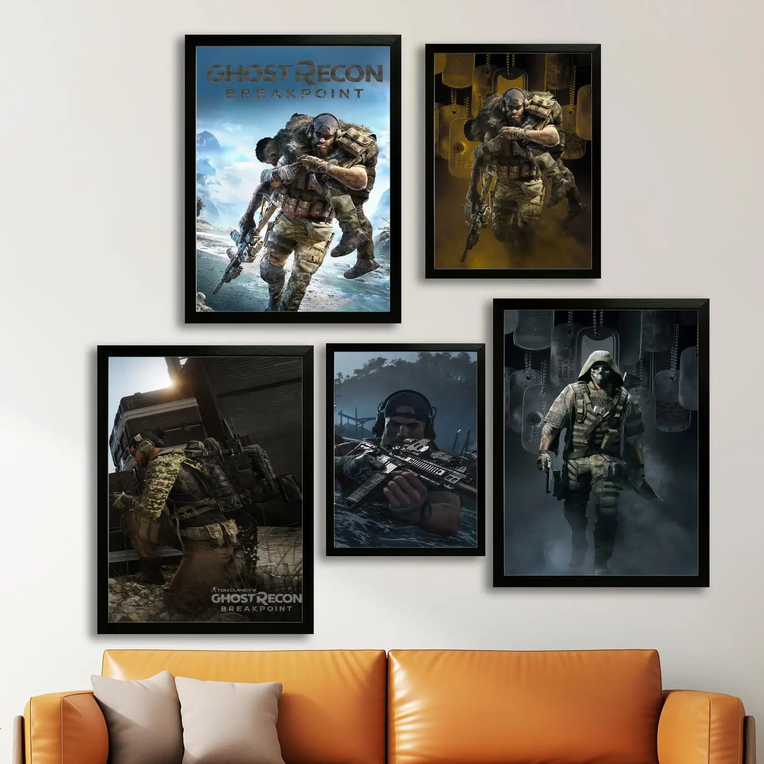 GHOST RECON BREAKPOINT Canvas Art Poster and Wall Art, Picture Print, Modern Family Bedroom Decor,Decorative painting